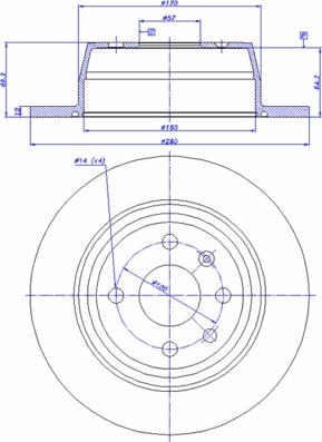 CAR 142.512 - Тормозной диск autospares.lv