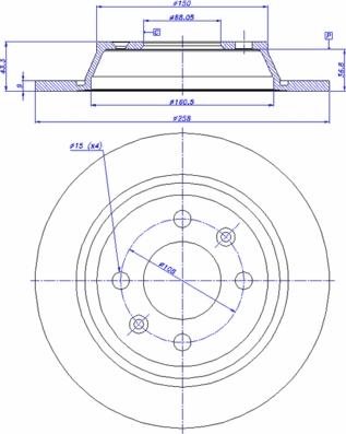 CAR 142.582 - Тормозной диск autospares.lv