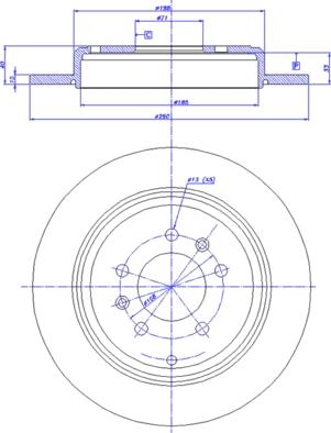 CAR 142.533 - Тормозной диск autospares.lv