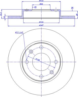 CAR 142.527 - Тормозной диск autospares.lv