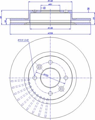 CAR 142.577 - Тормозной диск autospares.lv