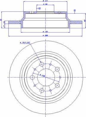 CAR 142.648 - Тормозной диск autospares.lv