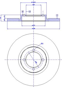 CAR 142.651 - Тормозной диск autospares.lv