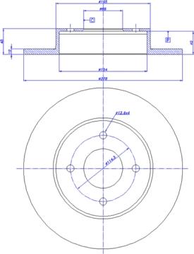 CAR 142.613 - Тормозной диск autospares.lv