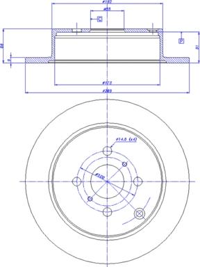 CAR 142.679 - Тормозной диск autospares.lv