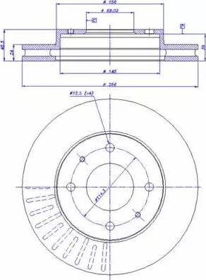 CAR 142.670 - Тормозной диск autospares.lv