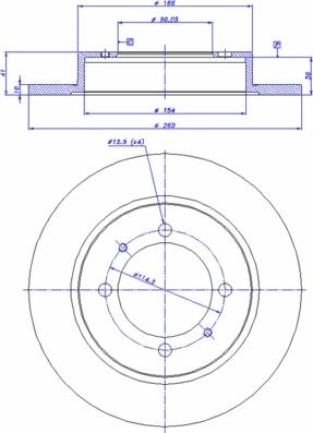 CAR 142.673 - Тормозной диск autospares.lv