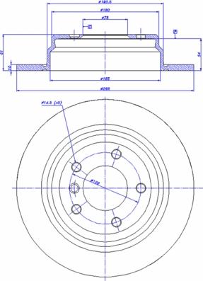 CAR 142.099 - Тормозной диск autospares.lv