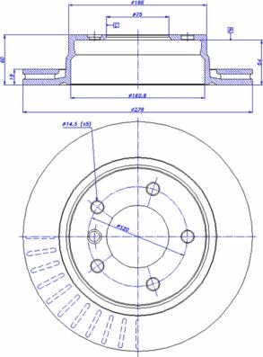 CAR 142.096 - Тормозной диск autospares.lv