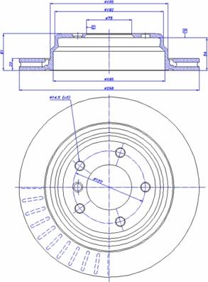 CAR 142.098 - Тормозной диск autospares.lv