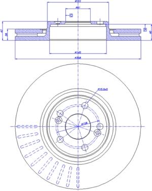 CAR 142.044 - Тормозной диск autospares.lv