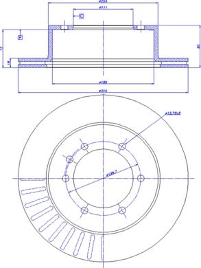 CAR 142.043 - Тормозной диск autospares.lv