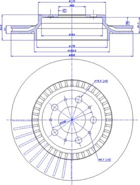 CAR 142.054 - Тормозной диск autospares.lv