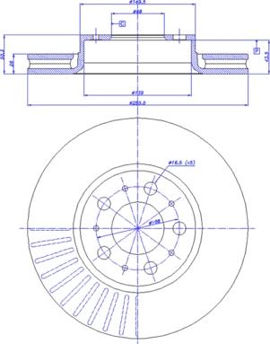 CAR 142.051 - Тормозной диск autospares.lv