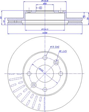 CAR 142.057 - Тормозной диск autospares.lv