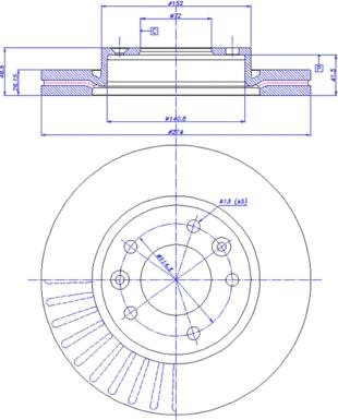 CAR 142.064 - Тормозной диск autospares.lv