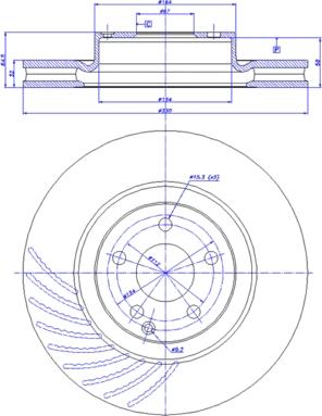 CAR 142.014 - Тормозной диск autospares.lv