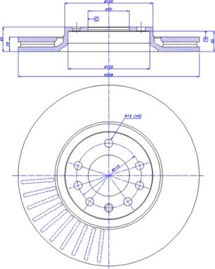 CAR 142.030 - Тормозной диск autospares.lv