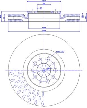 CAR 142.029 - Тормозной диск autospares.lv