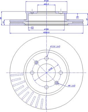 CAR 142.025 - Тормозной диск autospares.lv