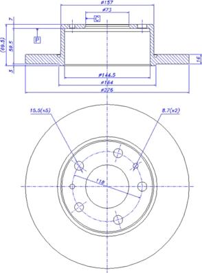 CAR 142.199 - Тормозной диск autospares.lv