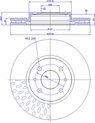 CAR 142.191 - Тормозной диск autospares.lv