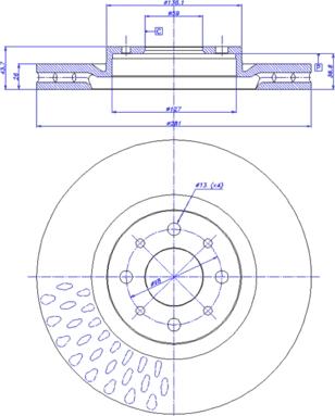 CAR 142.193 - Тормозной диск autospares.lv