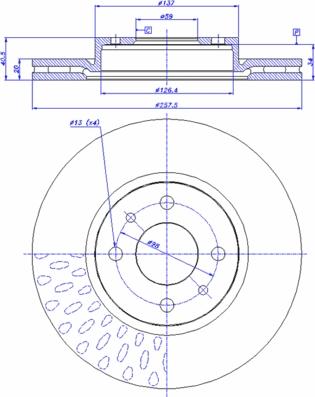 CAR 142.192 - Тормозной диск autospares.lv