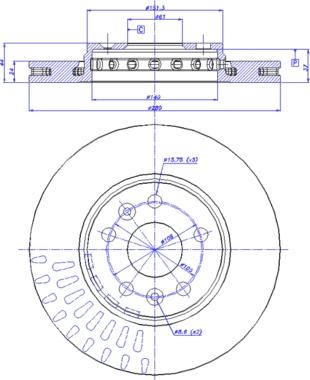 CAR 142.1497 - Тормозной диск autospares.lv