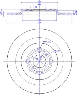 CAR 142.1440 - Тормозной диск autospares.lv