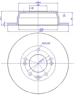 CAR 142.1451 - Тормозной диск autospares.lv