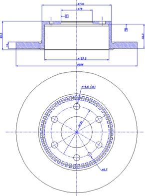 CAR 142.1458 - Тормозной диск autospares.lv