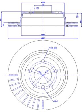 CAR 142.1452 - Тормозной диск autospares.lv