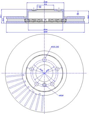 CAR 142.1464 - Тормозной диск autospares.lv