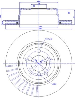 CAR 142.1465 - Тормозной диск autospares.lv