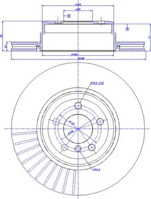 CAR 142.1466 - Тормозной диск autospares.lv