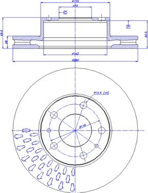 CAR 142.1409 - Тормозной диск autospares.lv