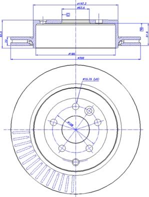 CAR 142.1400 - Тормозной диск autospares.lv