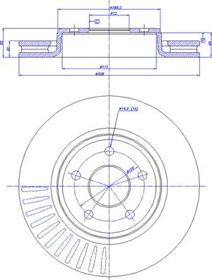 CAR 142.1411 - Тормозной диск autospares.lv