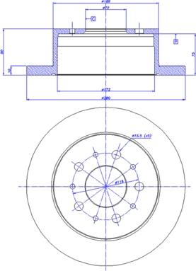 CAR 142.1413 - Тормозной диск autospares.lv