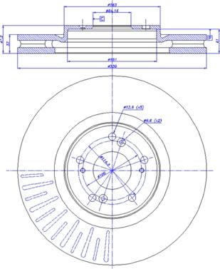 CAR 142.1481 - Тормозной диск autospares.lv