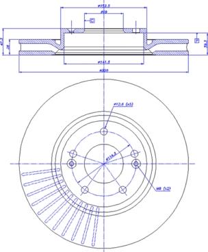 CAR 142.1483 - Тормозной диск autospares.lv