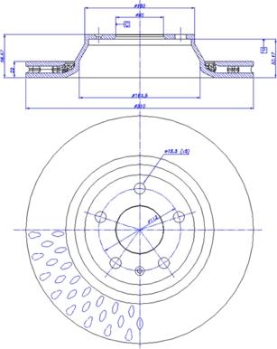 CAR 142.1430 - Тормозной диск autospares.lv