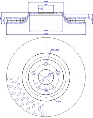 CAR 142.1433 - Тормозной диск autospares.lv