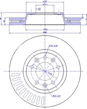 CAR 142.1424 - Тормозной диск autospares.lv