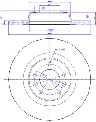 CAR 142.1426 - Тормозной диск autospares.lv