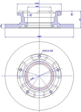 CAR 142.1427 - Тормозной диск autospares.lv