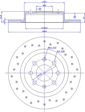 CAR 142.1473 - Тормозной диск autospares.lv