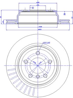 CAR 142.1598 - Тормозной диск autospares.lv