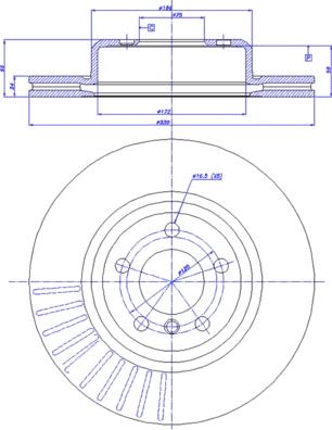 CAR 142.1592 - Тормозной диск autospares.lv